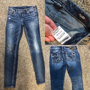 Silver Jeans Boyfriend Style Fluid Denim